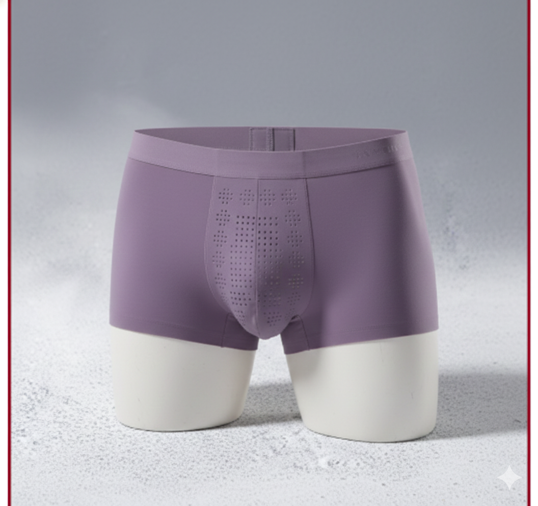 Men's Ice Silk Briefs Boxers (Pack of 3)